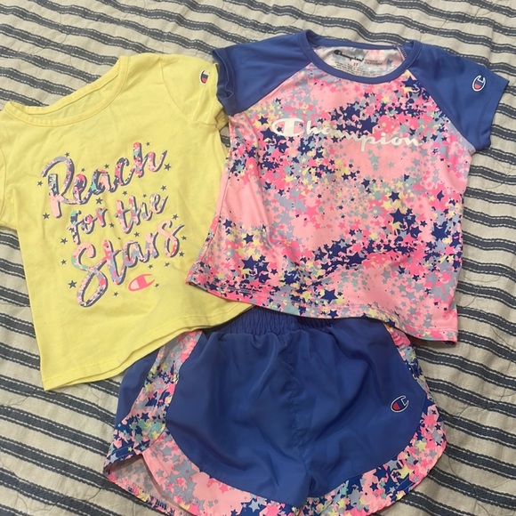 Champion EUC Girls Athletic Activewear Set - Picture 1 of 6